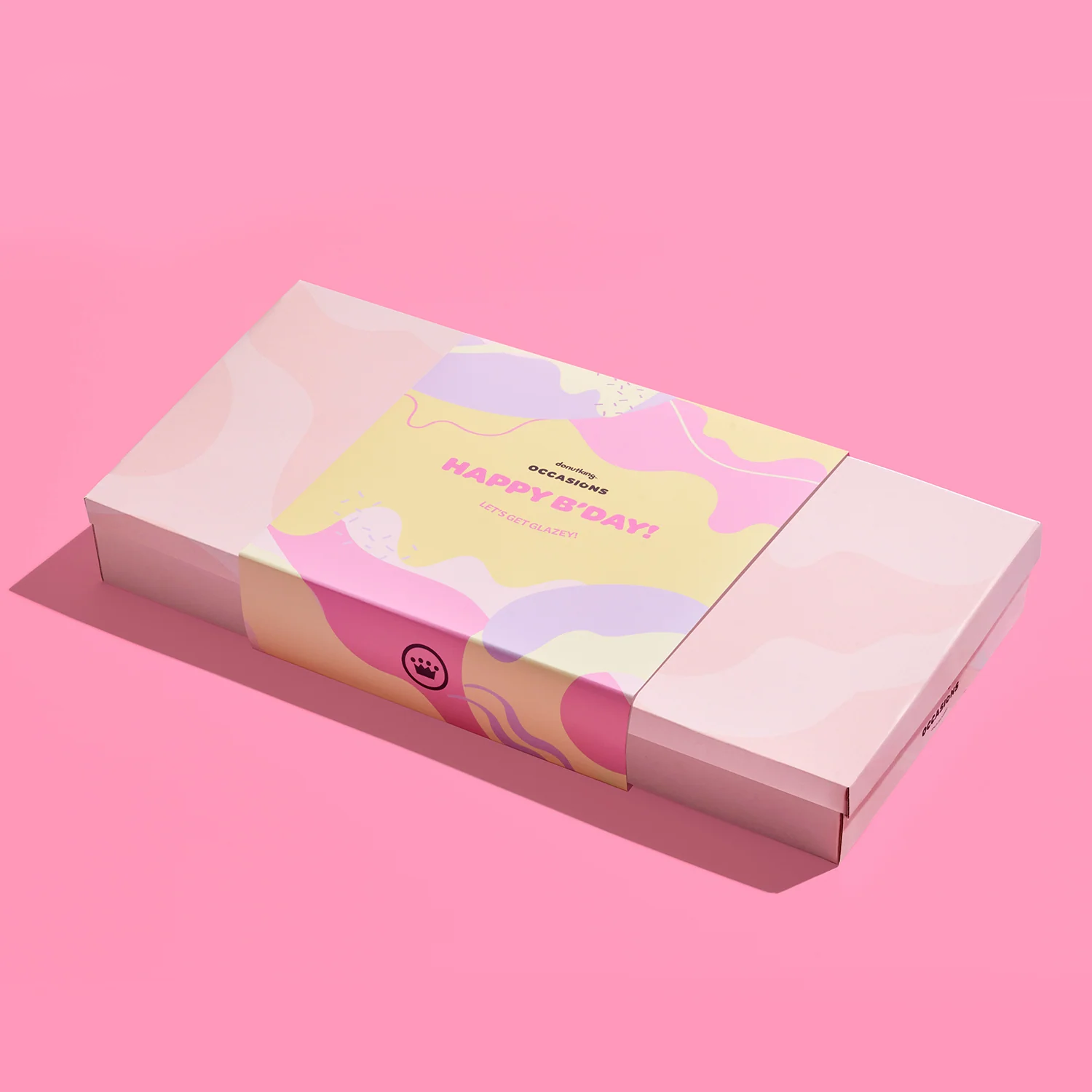 Large Iced Iced Baby Box - Pink (21 Donuts) - Image 3